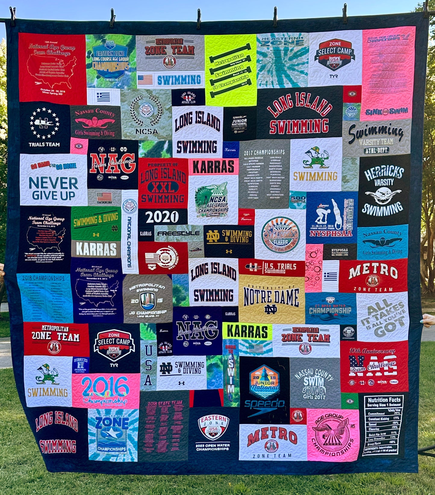 DEPOSIT for Custom T-Shirt/Memory Quilt - Made from your Shirts