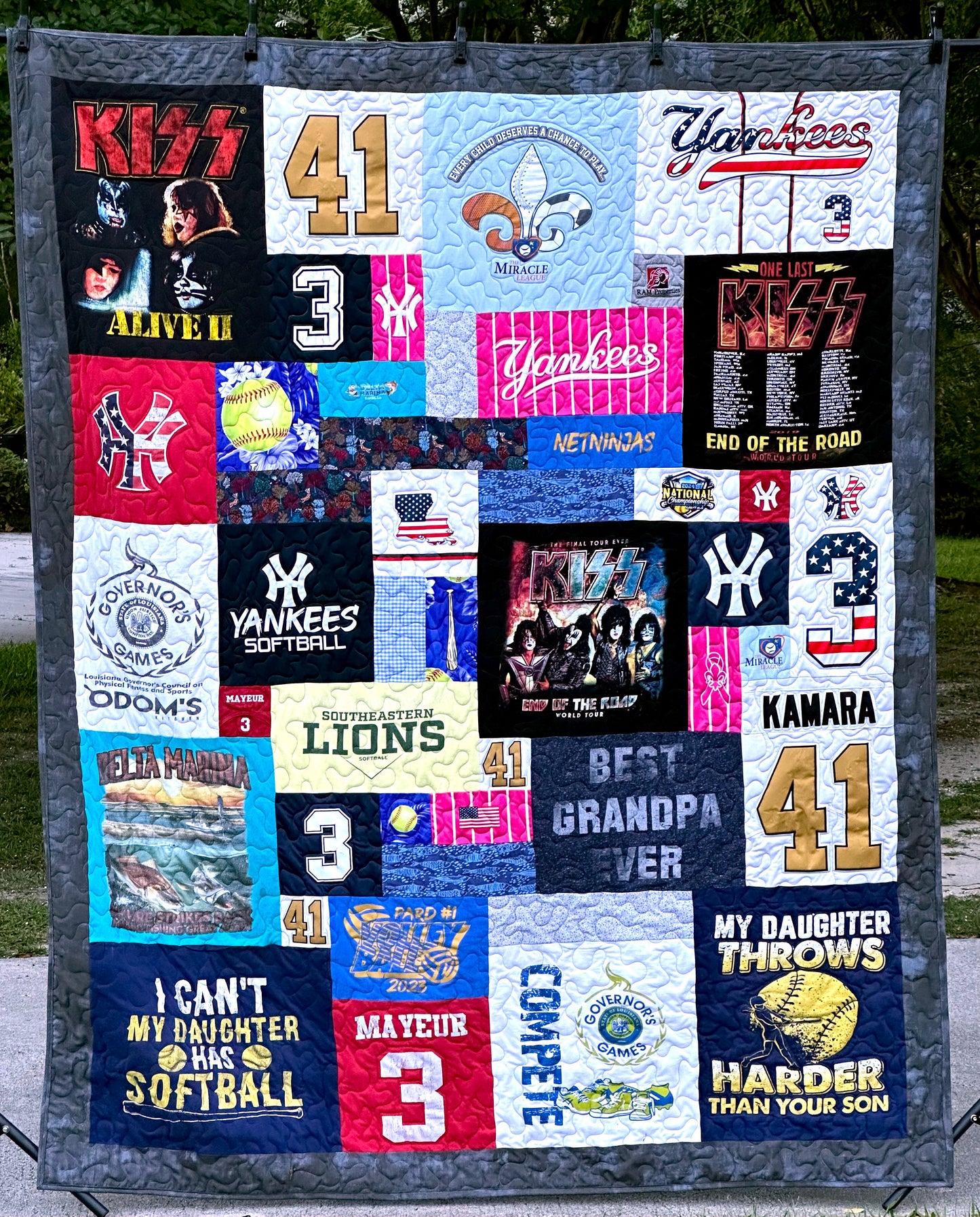 DEPOSIT for Custom T-Shirt/Memory Quilt - Made from your Shirts